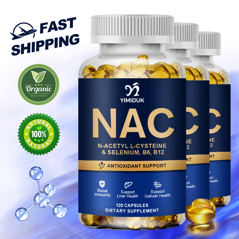 Nac N Acetyl Cysteine - NAC-Glutathion-Nahrungsergänzungsmittel | Selen | B6 |