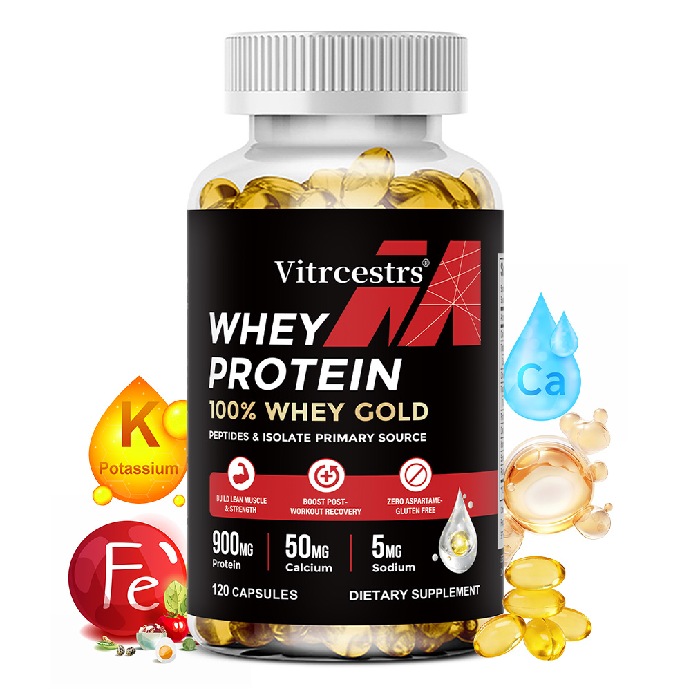Pre Workout Supplement - Whey-Protein-Konzentrat Kapseln - 900mg Protein, Erholung