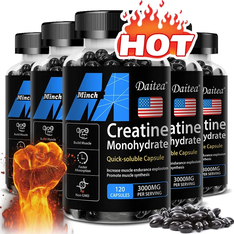 Pre Workout Supplement - Daitea Creatine 3000 mg Monohydrat –