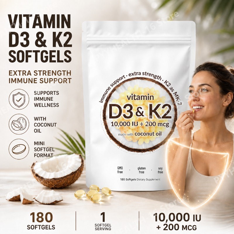 Vitamin D3 K2 Drop - Vitamin D3 K2 Softgels mit MK-7