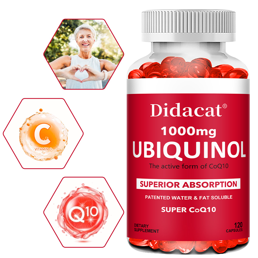 Nac N Acetyl Cysteine - Ubiquinol CoQ10 1000mg Softgels, Aktive Form,