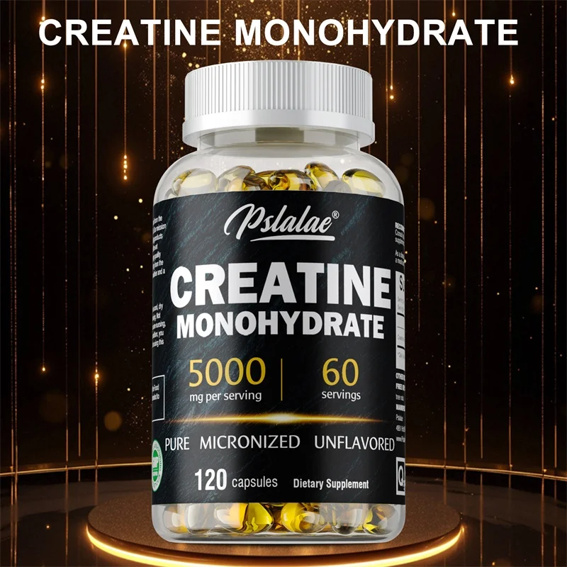 Pre Workout Supplement - Kreatin-Monohydrat-Kapsel – verbessert die Muskelkraft, lindert
