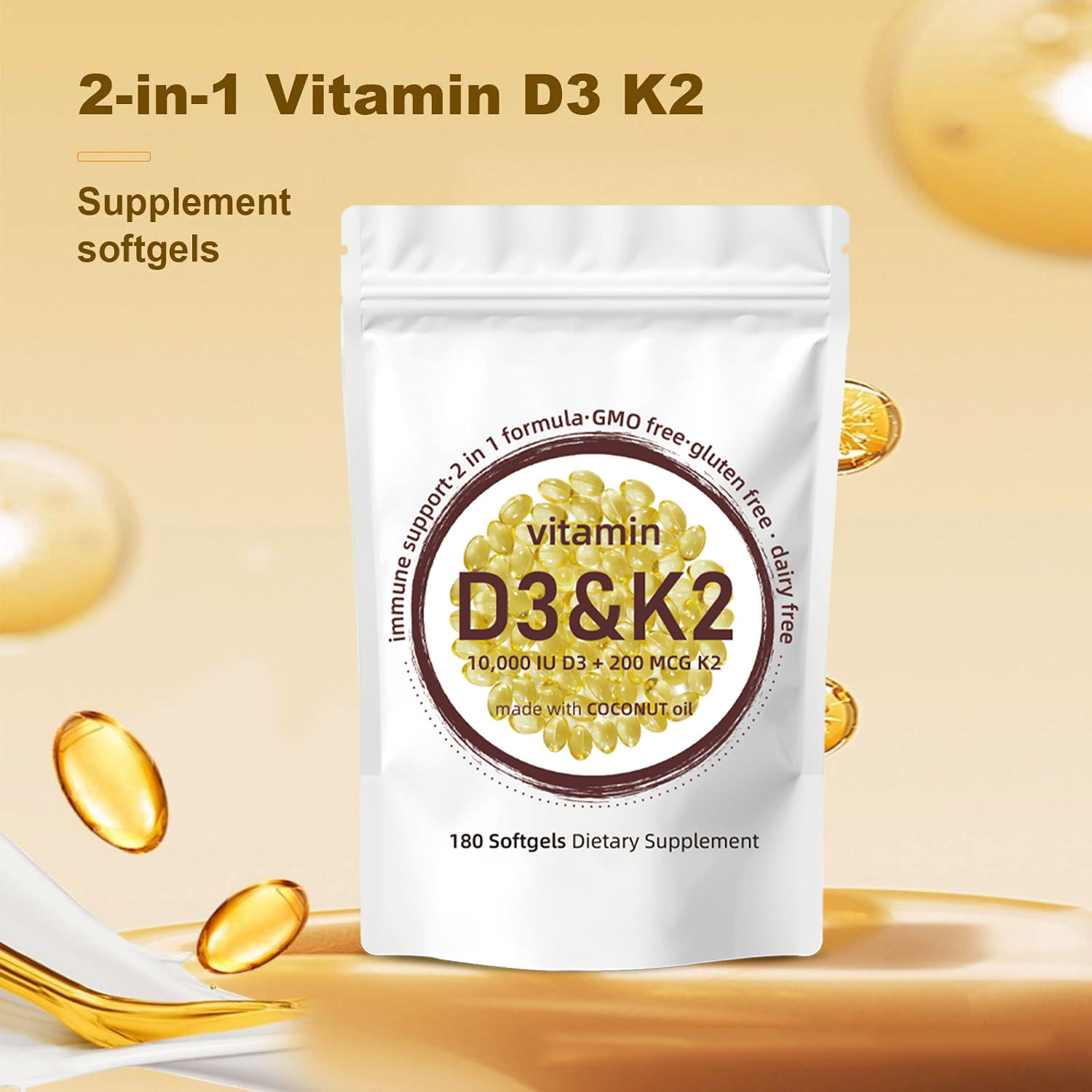 Vitamin D3 K2 Kapseln – Vitami – Vitamin D3 K2 Drop Bewertung und Preis