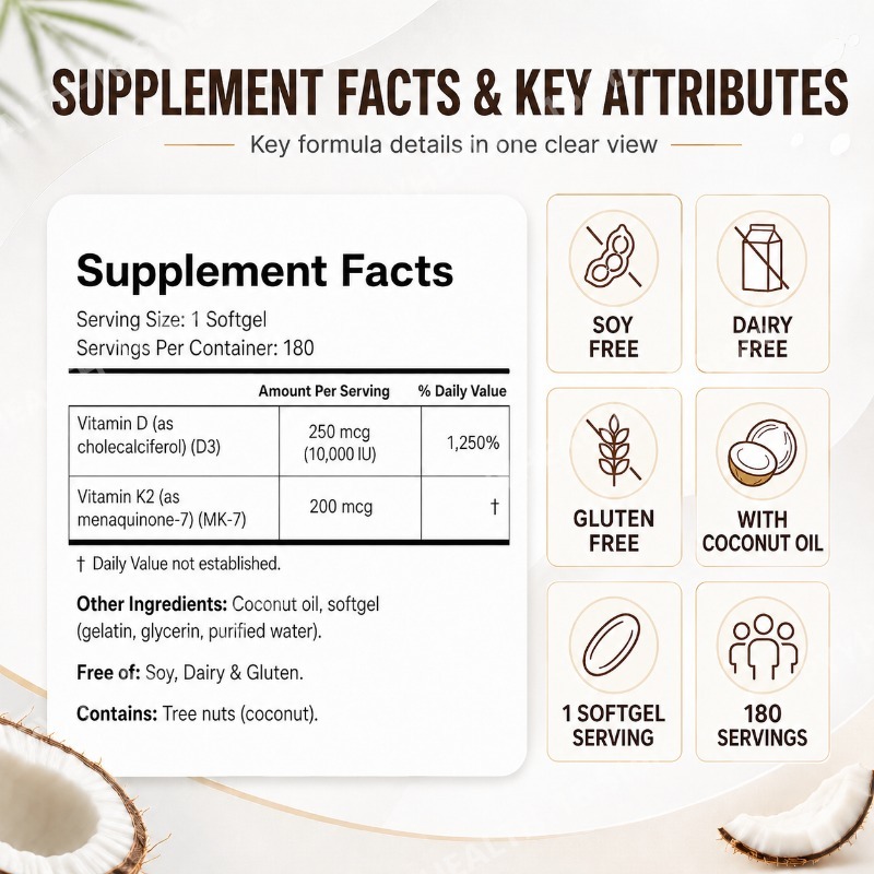 Vitamin D3 K2 Softgels mit MK- – Vitamin D3 K2 Drop Bewertung und Preis