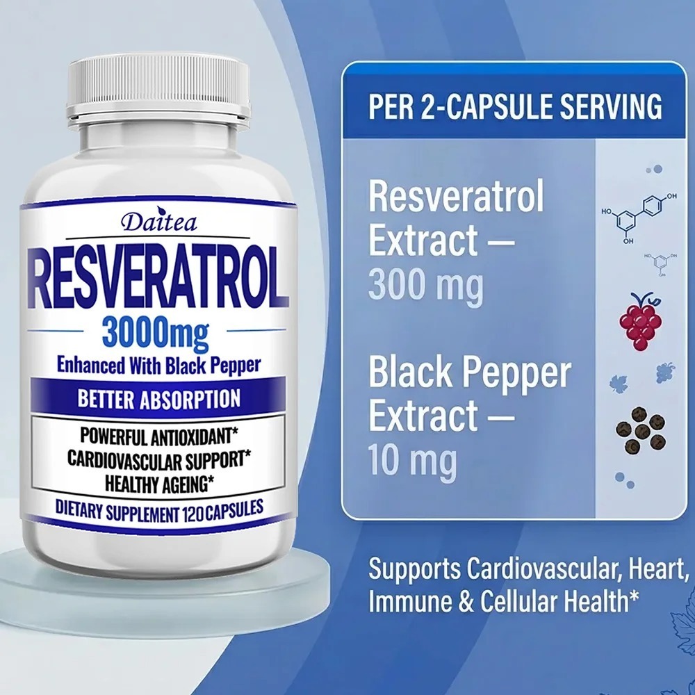 Resveratrol-Nahrungsergänzungs – Nac N Acetyl Cysteine Bewertung und Preis