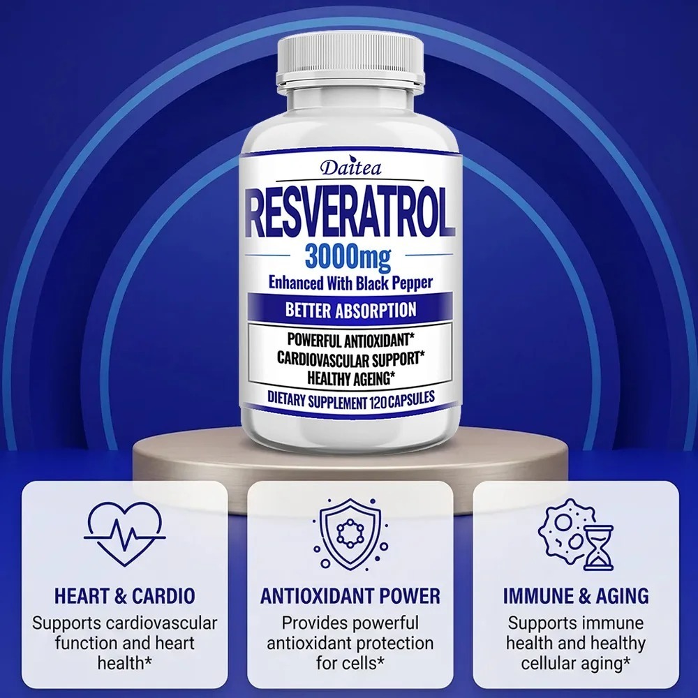 Resveratrol-Nahrungsergänzungs – Nac N Acetyl Cysteine Bewertung und Preis