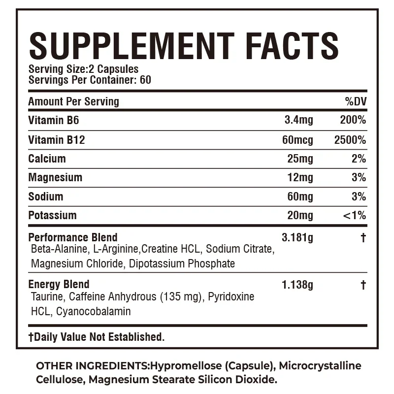 Sport-Vortraining-Ergänzungsmi – Pre Workout Supplement Bewertung und Preis