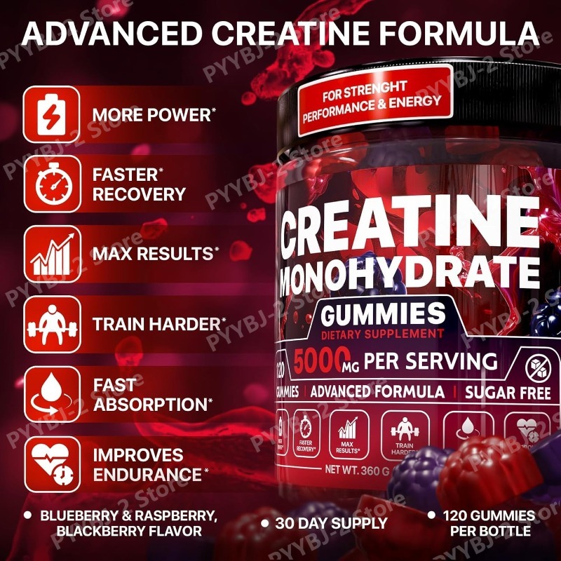 Kreatin-Monohydrat-Gummibärche – Pre Workout Supplement Bewertung und Preis
